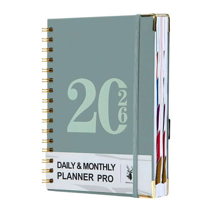 2026 Monthly & Daily Planner Notebook